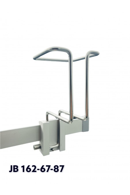 Dispenser for square and round bottles in stainless steel, JB 162-67-87, by JB Medico