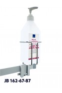 Dispenser for square and round bottles in stainless steel, JB 162-67-87, by JB Medico