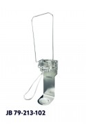 Dispensador de acero con brazo de 14 cm para bolsas de 1 litro con bandeja antigoteo. JB 79-213-102 por JB Medico