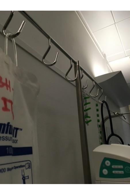 Telescopic pole, 1500 mm, fits e.g. rail clamps JB 15-00-20 by JB Medico