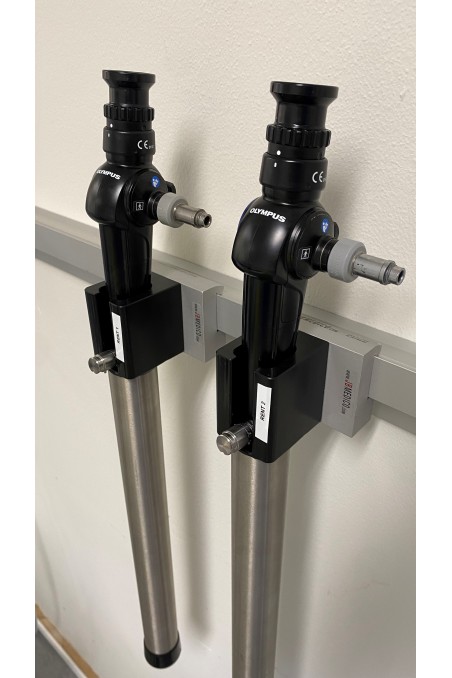 Scoop holder in black POM and stainless steel for Olympus Scopes, JB 400-38-OL by JB Medico