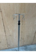 IV Pole Small, "One Hand" telescopic solution, four hooks, JB 306-2-317-190 by JB-Medico