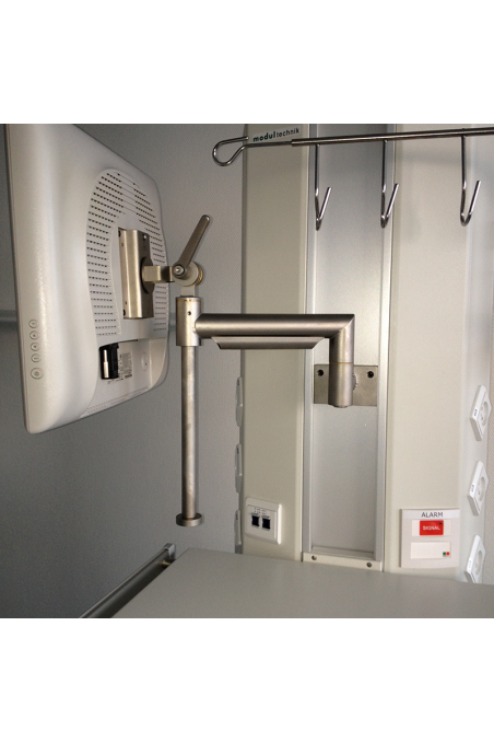 Skærmbeslag, Ø20 mm aksel, VESA 100X100mm / 75X75mm, JB 27-00-00 af JB Medico