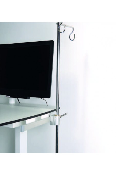 Slide clamp half model, locked using two socket screws with fixing device and brass bush, Ø20 mm hole. JB 216-03-20 by JB Medico