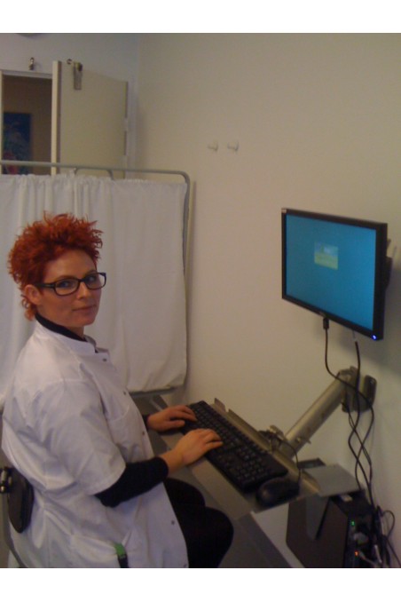 Soporte de pared circular para eje de Ø20 mm, JB 31-00-00, por JB Medico