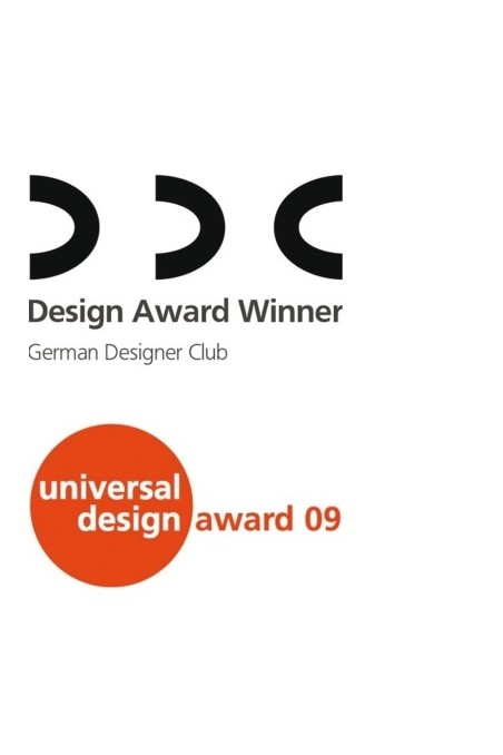 Swivel castors 75 mm. Stainless steel (Levina) Grey, 5220PJP075L51-10 7001 by JB Medico