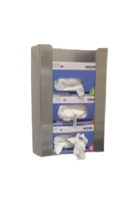 Triple Glove Box Dispenser, Stainless Steel. JB 110-00-00 by JB Medico