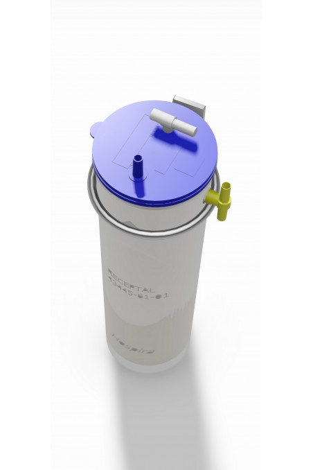 Bracket Ø100, for 2 L. suction canister. JB 100-00-00 by JB Medico