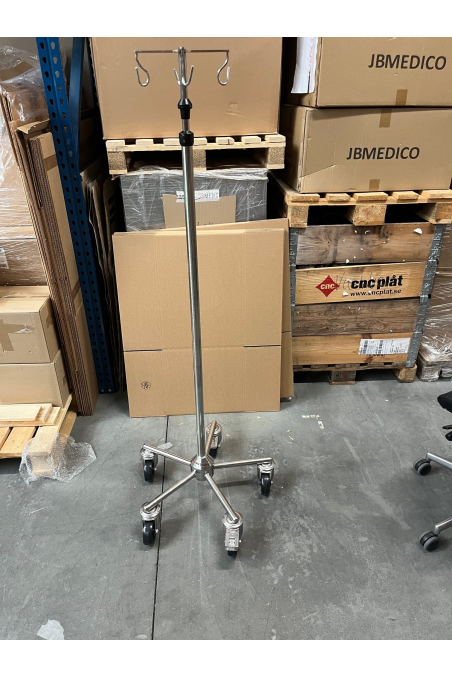 Alpha Inox – Rueda giratoria con freno, goma resistente al calor, Ø100 mm, 8477IDG100P30-13 by JB Medico