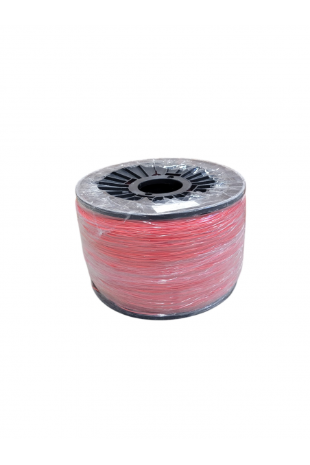 Alarm Pull cord, call cord, bell cord, plastic spool 3,000 meters, red in LDPE plastic, JB IP 3000-RED, by JB Medico