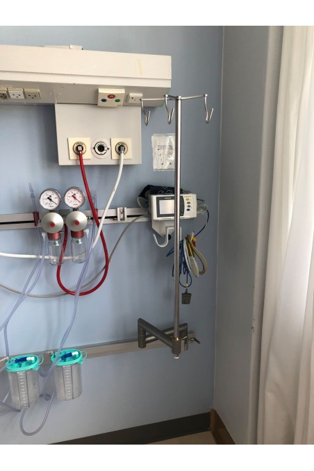 Teleskopstang, 940X25mm. kulisseskinne rørmonteret, rustfri stål (AISI 304), JB 190-25-940 af JB Medico