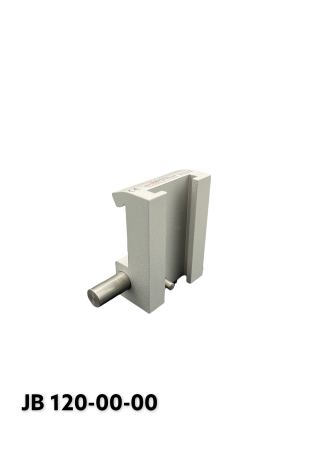 Kulisseklo, smal model med 1 kuglelås og T-spor. JB 120-00-00 af JB Medico