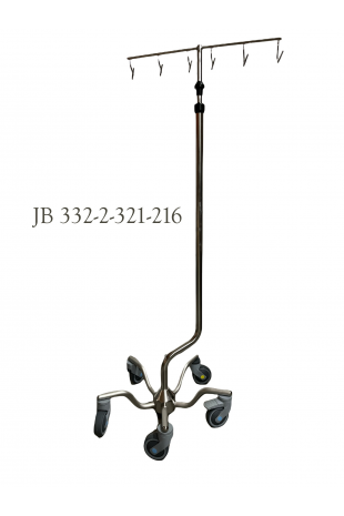 IV Pole XXL, "One Hand" telescopic solution, 6 hooks. by JB 332-2-321-216