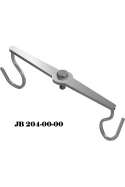 Percha de 2 ganchos rectos en acero inoxidable, JB 204-00-00 by JB Medico