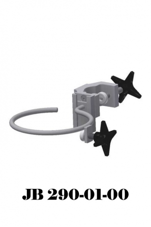 Soporte superior para cilindros de oxígeno y gas de Ø117 mm. Acero inoxidable (AISI 304), JB 290-01-00