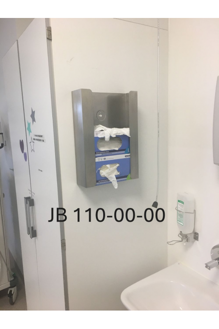 Triple Glove Box Dispenser, Stainless Steel. JB 110-00-00 by JB Medico