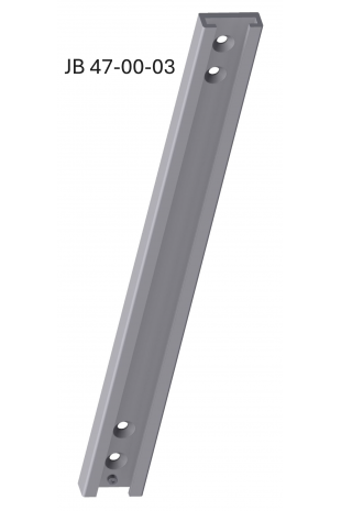 Soporte de pared con ranura en T para 3 portacajas de guantes, JB 47-00-03 by JB Medico