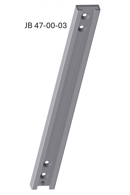 T-Slot Wall bracket, 3 glove box holders, Aluminium