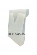 Hospital Journals holder in hard frosted plastic, JB 115-00-00 by JB Medico