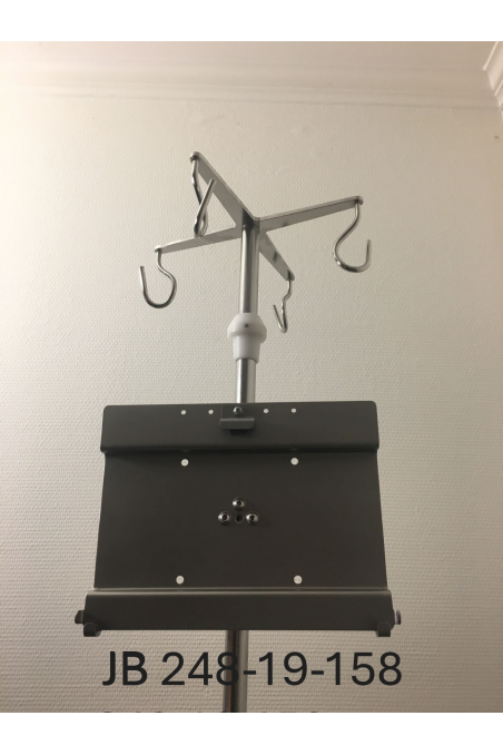 Ipad/Tablet-holder, multiklo til dropstativ/søjler. JB 248-19-158 af JB Medico
