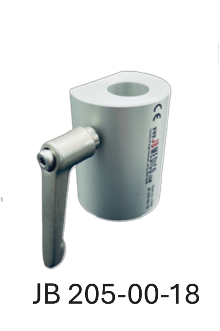 Fixing device for rail clamps and multi brackets, Ø18mm hole. JB 205-00-18