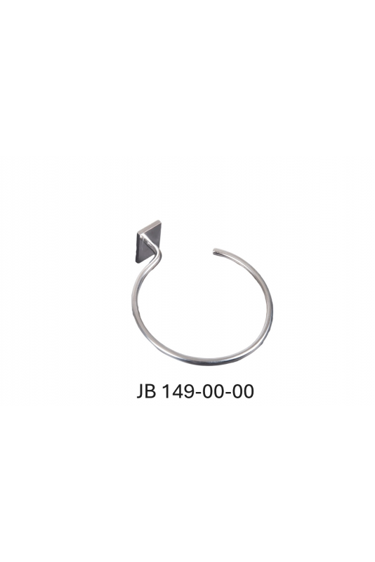 Sharps Container Brackets, round, Ø134 mm. hole, Stainless Steel