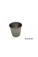 JB 06-08-230, Suction cup 230 ml conical in stainless steel AISI 201 by JB Medico