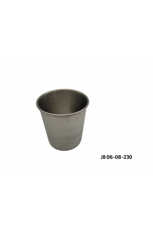 Vaso recolector para sistema de aspiración de 230 ml en acero inoxidable AISI 304, JB 06-08-230 by JB Medico