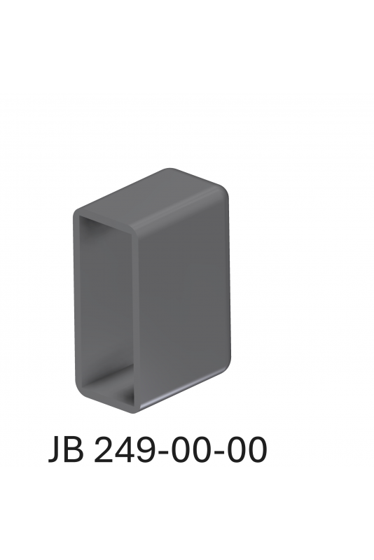 Endepropper til 10x25 mm. DIN EU Standard kulisseskinne