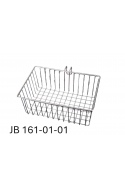 Trådkurv - 7 liters kurv med krog til T-spor. JB 161-01-01 af JB Medico
