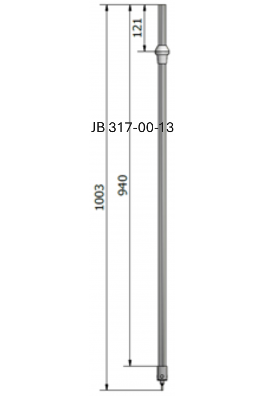Barra telescópica “One Hand” JB 317-00-13 por JB Medico