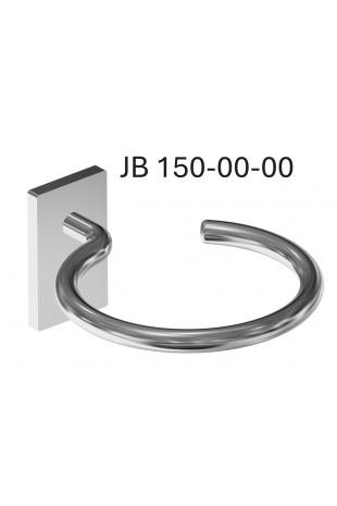 Bracket for Sharps containers, round, Ø73mm, JB 150-00-00 by JB Medico