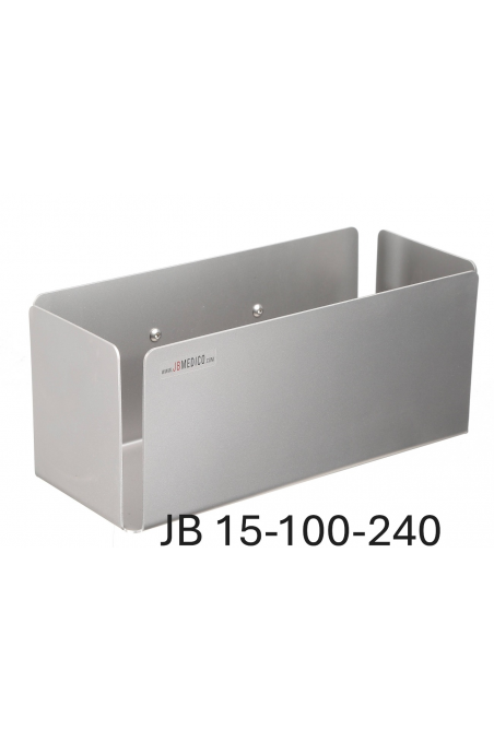 Small stainless box with T-track bracket, JB 15-100-240 by JB Medico