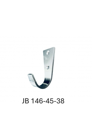 Wall bracket, bed, and Gallows in stainless steel up to Ø38 mm. JB 146-045-38 by JB Medico