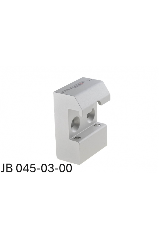 Abrazadera de riel estrecha con 2 tornillos Allen y 3 orificios Ø6,6 mm, JB 045-03-00