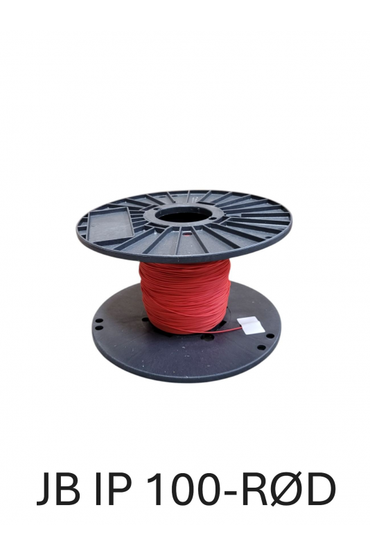 Cordón de llamada en bobina – LDPE rojo, 100 m