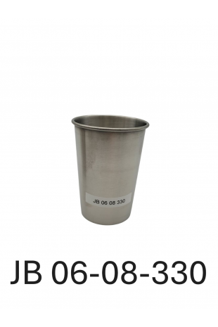 Sugekrus 330 ml. konisk i rustfri stål AISI 201, JB 06-08-330 af JB Medico