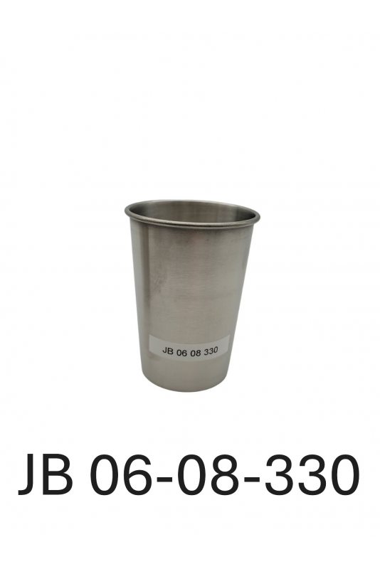 Suction cup 330 ml conical in stainless steel AISI 304