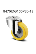 Swivel castor with brake, Ø100 mm, stainless, 8470IDG100P30-13 by JB Medico