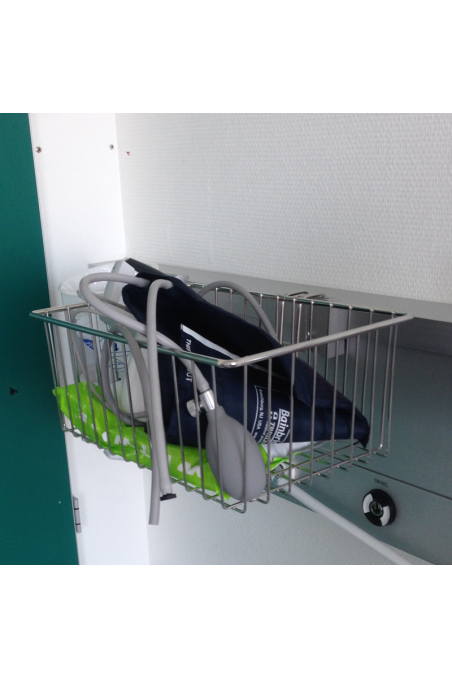 Trådkurv - 7 liters kurv med krog til T-spor. JB 161-01-01 af JB Medico