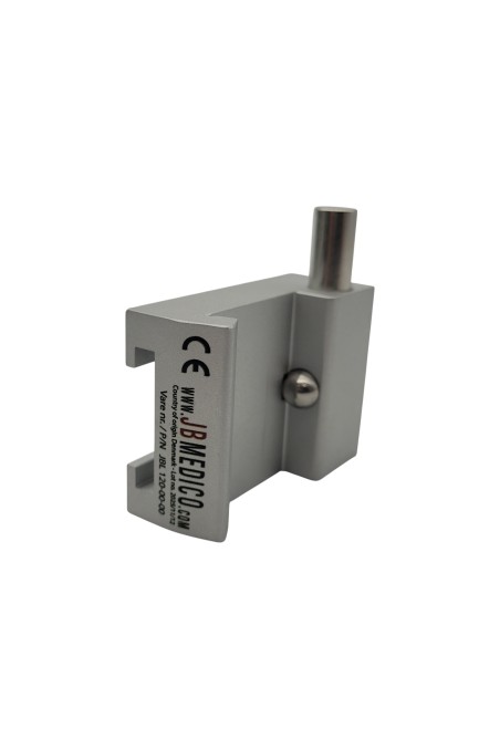 Slide clamp half model, locked with 1 ball and T-slot lock, JBL 120-00-00 by JB-Medico
