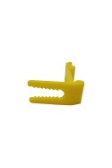 Soporte para mangueras de plástico amarillo – compatible con riel escandinavo 10x30 mm, JB 600-00-01 by JB Medico