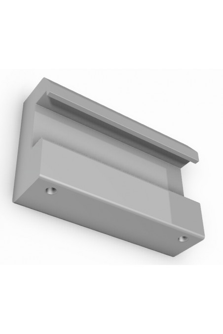 Rail Clamp, wide model, locked using two socket screws. JB 143-00-00