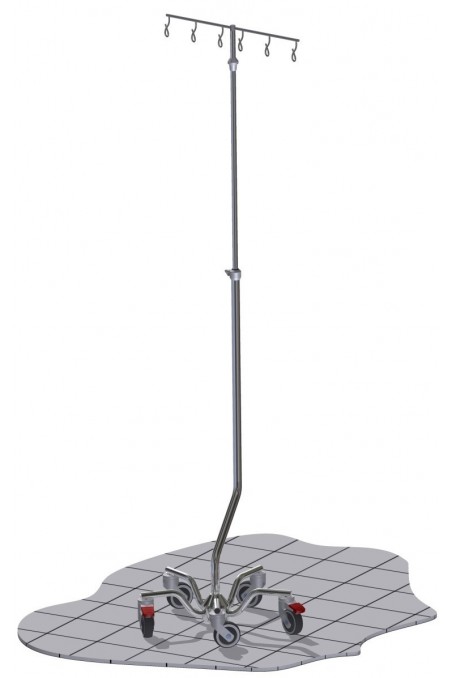 Bottle holder, 6 hooks for IV Pole, JB 216-00-00 by JB Medico