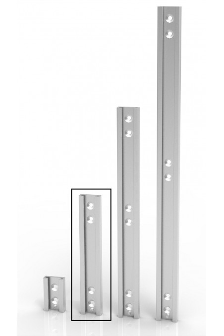 Soporte de pared con ranura en T para 2 portacajas de guantes, JB 47-00-02 por JB Medico