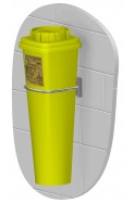 Soporte para contenedor ovalado de residuos punzocortantes, con apertura 133 x 133 mm, JB 159-00-00 by JB Medico