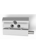 Rail Clamp, wide model, two-ball clasp, three holes, JB 144-03-00 by JB Medico