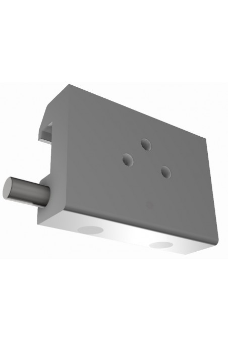 Rail Clamp, a wide model, two-ball clasp, three holes, JB 144-03-00 by JB Medico