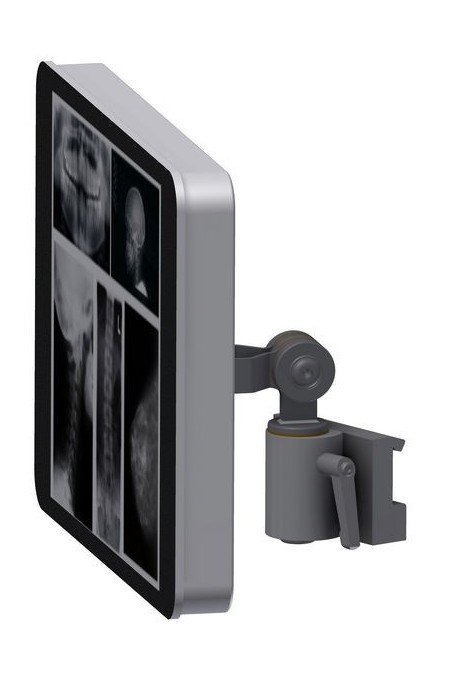 Slide clamp, a wide model with two-ball clasp With Fixing device and brass bush, Ø20mm hole. JB 207-03-20 by JB Medico