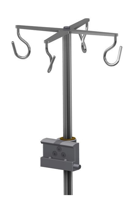 Kulisseklo, bred model, 2 kuglelåse, adapterbeslag & Ø20 messing bøsning hul,  JB 207-03-20 af JB Medico